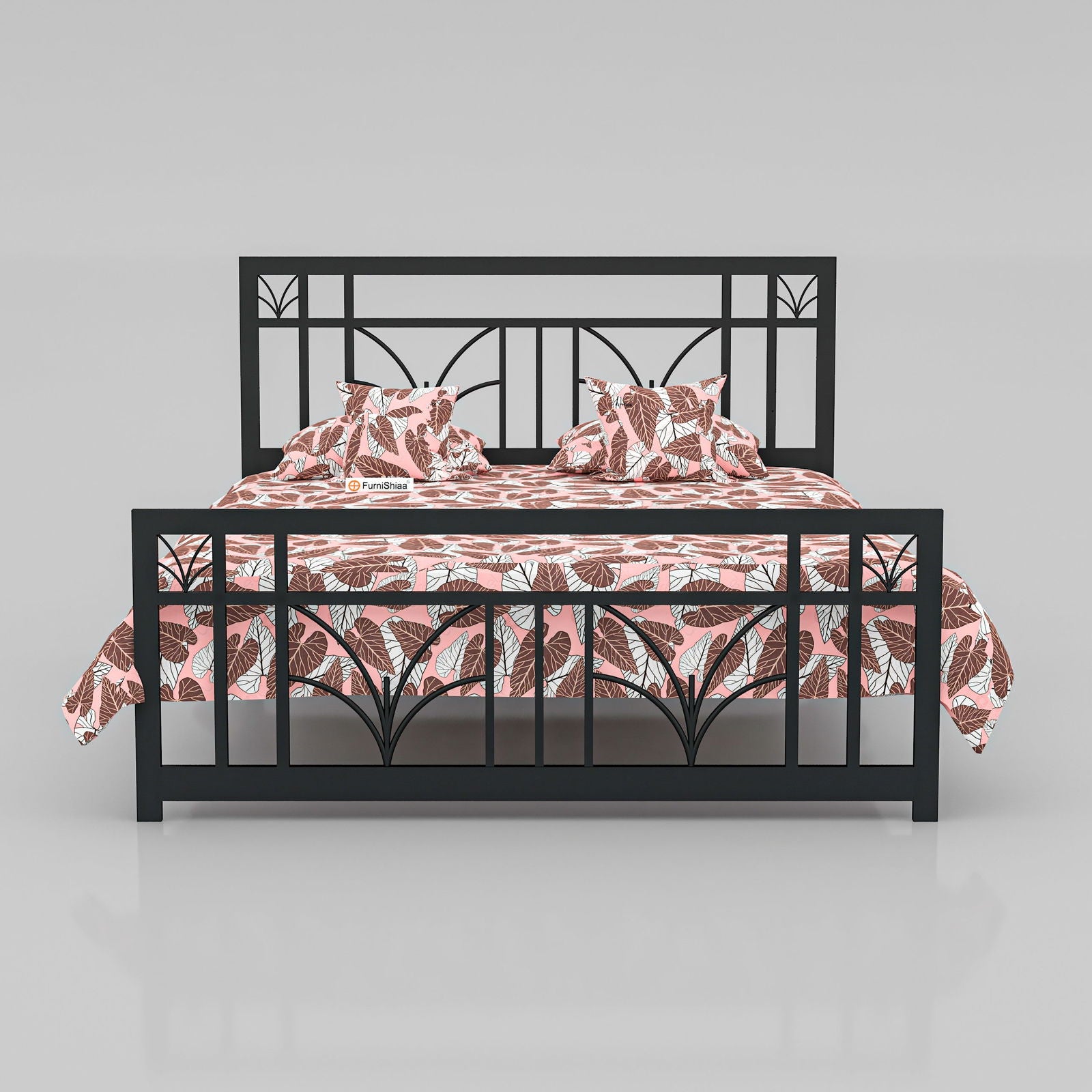MetalCraft Stunning Design Iron Bed - Furnishiaa -  -